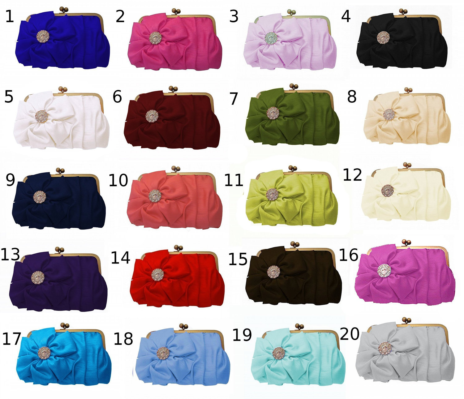 Custom Bridesmaids Clutches on Luulla